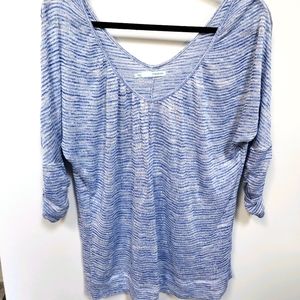 NWOT Maurices Thin Ribbed 3/4 sleeve Sz L
